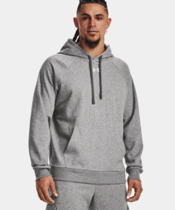 Under Armour Men's UA Rival Fleece Hoodie- هودي اندر ارمور ريفال فليس للرجال لون سكني