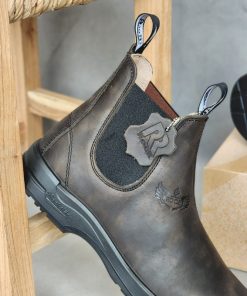 حذاء روك بسطار بدون أربطة موشح للرجال لون زيتي - Men’s Rock Shoes RX 555 B Oily