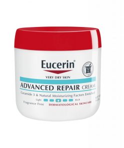 كريم ادفانسد ريبير لترطيب بشرة الجسم الجافة من يوسيرين حجم 454 غم -Advanced Repair Body Cream By Eucerin 454 g