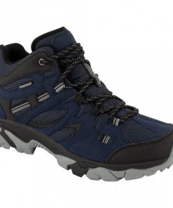 Hi-Tec Ravus Vent Lite Mid Wp Shoes  حذاء هاي-تيك رافوس فينت لايت ميد وتر بروف المضاد للماء لون أسود وكحلي
