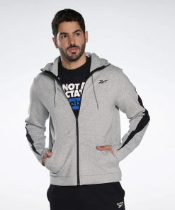Reebok Mens' Dreamblend Full Zip Hoodie