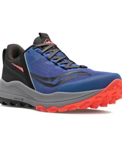 Saucony Men's XODUS ULTRA Shoes - حذاء ساكوني زودوس الترا للرجال لون أزرق وأسود