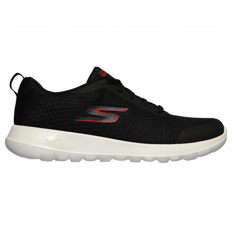 Skechers Men's GOwalk Max - Otis Shoes - حذاء سكيتشرز جو ووك ماكس- اوتيس للرجال لون اسود ونعل ابيض