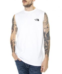 The North Face Men's Simple Dome Tank - بلوزة حفر ذا نورث فيس سيمبل دوم تانك للرجال لون أبيض