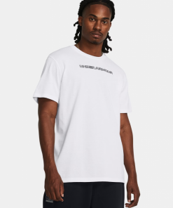 Under Armour Men's UA Heavyweight Logo Overlay Embroidered Short Sleeve