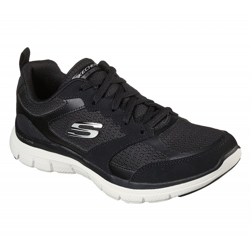 حذاء سكيتشرز فليكس ابريل 4.0-اكتيف فلو للنساء لون أسود وأبيض- Skechers Women's Appeal 4.0 - Active Flow Shoes