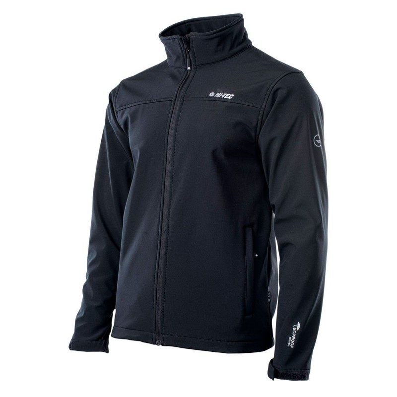 Hi-Tec Mens' Lingen Jacket جاكيت هاي تك لينجين ضد الماء للرجال لون أسود