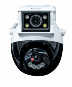 كاميره مزوجة متحركة + ثابته للاماكن الخارجيه Yesido KM12 4 Mega Pixels Dual CCTV Camera