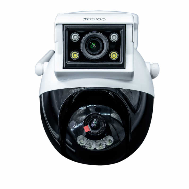 كاميره مزوجة متحركة + ثابته للاماكن الخارجيه Yesido KM12 4 Mega Pixels Dual CCTV Camera