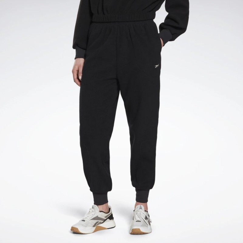 Reebok Womens" Myt Joggers- بنطلون ريبوك ام واي تي للنساء لون أسود