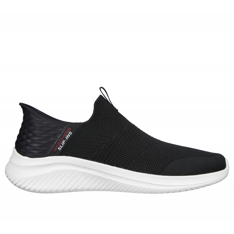 Skechers Men's Slip-ins: Ultra Flex 3.0 - Smooth Step Shoes - حذاء سكيتشرز سليب ان: الترا فليكس 3.0 – سموث ستيب للرجال لون أسود وأبيض