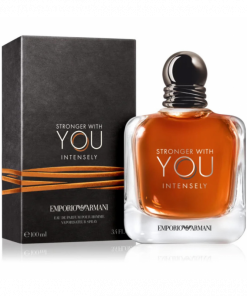 عطر سترونجر ويذ يو انتينسلي من جورجيو أرماني للرجال سعة 100 مل - Stronger With You Intensely EDP By Emporio Armani For Men 100ml
