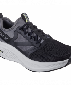 Skechers Men's GOrun Elevate 2.0 - Jetsweep Shoes - حذاء سكيتشرز جو رن ايليفيت 2.0- جت سويب للرجال لون أسود ورمادي