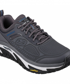 Skechers Men's Relaxed Fit: Arch Fit Road Walker - Recon Shoes - حذاء سكيتشرز ارتش فيت رود ووكر- ريكون للرجال لون رمادي
