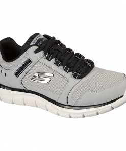 Skechers Men's Track - Knockhill Shoes - حذاء سكيتشرز تراك - نوك هيل للرجال لون رمادي