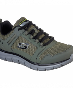 Skechers Men's Track - Knockhill Shoes - حذاء سكيتشرز تراك - نوك هيل للرجال لون زيتي