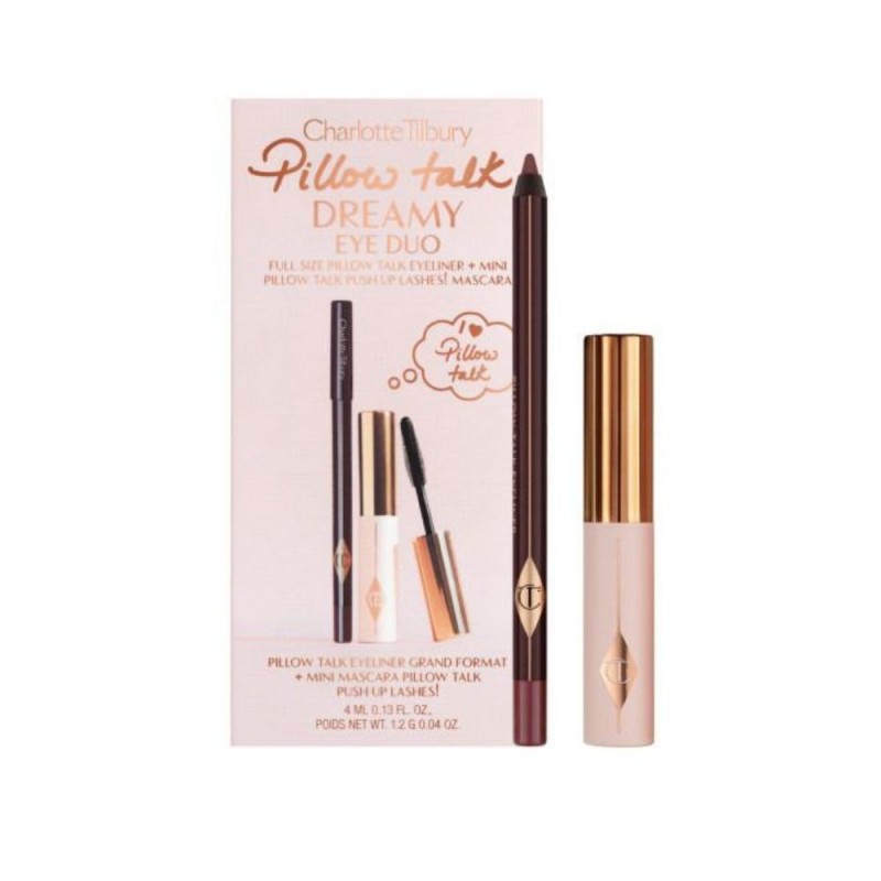 Charlotte Tilbury New! Pillow Talk Dreamy Eye Duo - Pillow Talk بكج ماسكارا وايلاينر من شارلوت