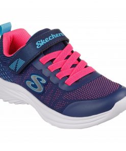 حذاء سكيتشرز دريمي دانسر راديتنت للأطفال لون كحلي وفوشي ونعل أبيض Skechers Kids Dreamy Dancer - Radiant Rogue Shoes