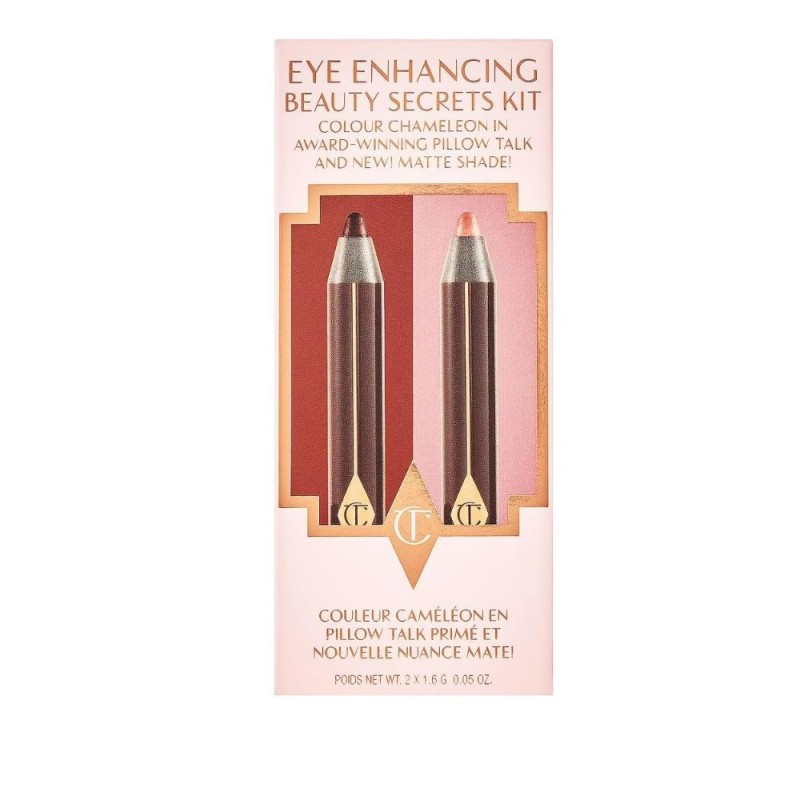 PILLOW TALK EYE ENHANCING BEAUTY SECRETS KIT LIMITED EDITION KIT - أقلام ظلال للعيون من شارلوت تيلبري