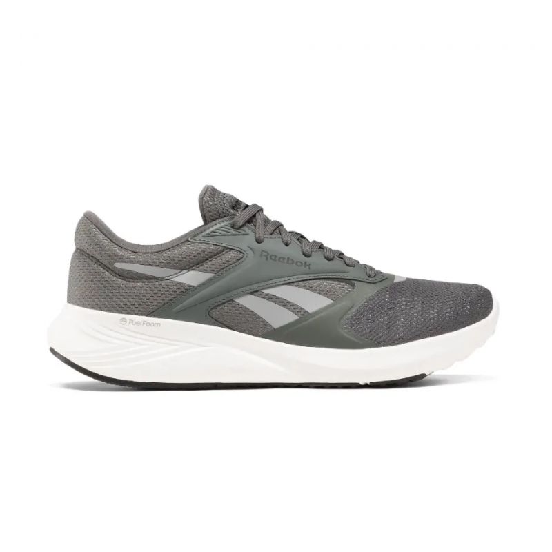 Reebok Mens' Energen Tech 2 Running Shoes - حذاء ريبوك اينيرجن تيك 2 للرجال لون رمادي ونعل ابيض