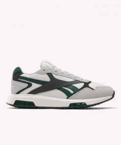 Reebok Mens' Glide DMX Shoes - حذاء ريبوك جلايد دي ام اكس للرجال لون رمادي واخضر