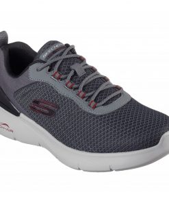 Skechers Mens' Skech-Air Dynamight 2.0 - Durron Shoes - حذاء سكيتشرز سكيتش اير دايانميت 2.0 للرجال لون رمادي
