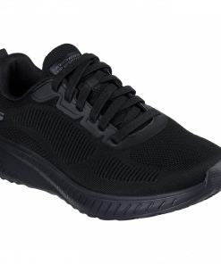 Skechers Mens' Work Relaxed Fit: Squad Chaos Slip Resistant - Fellker Shoes - حذاء سكيتشرز ورك ريلاكس فيت: سكواد للرجال لون أسود