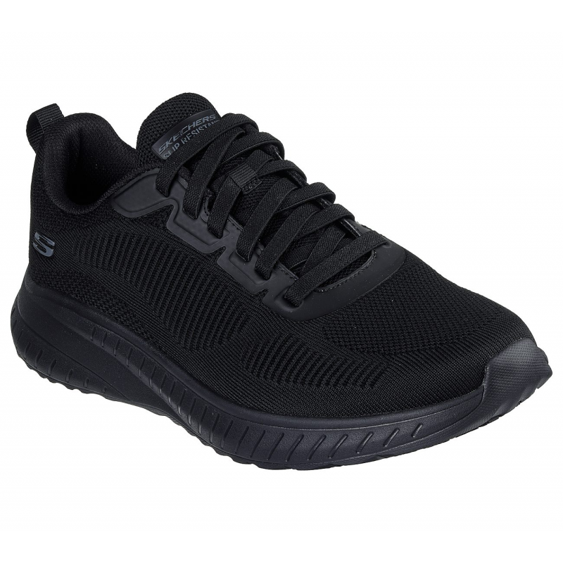 Skechers Mens' Work Relaxed Fit: Squad Chaos Slip Resistant - Fellker Shoes - حذاء سكيتشرز ورك ريلاكس فيت: سكواد للرجال لون أسود