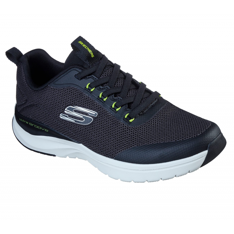 حذاء سكيتشرز ألترا جروفي لايف سيشن للرجال لون أسود-Skechers Men's Ultra Groove Live Session Shoes