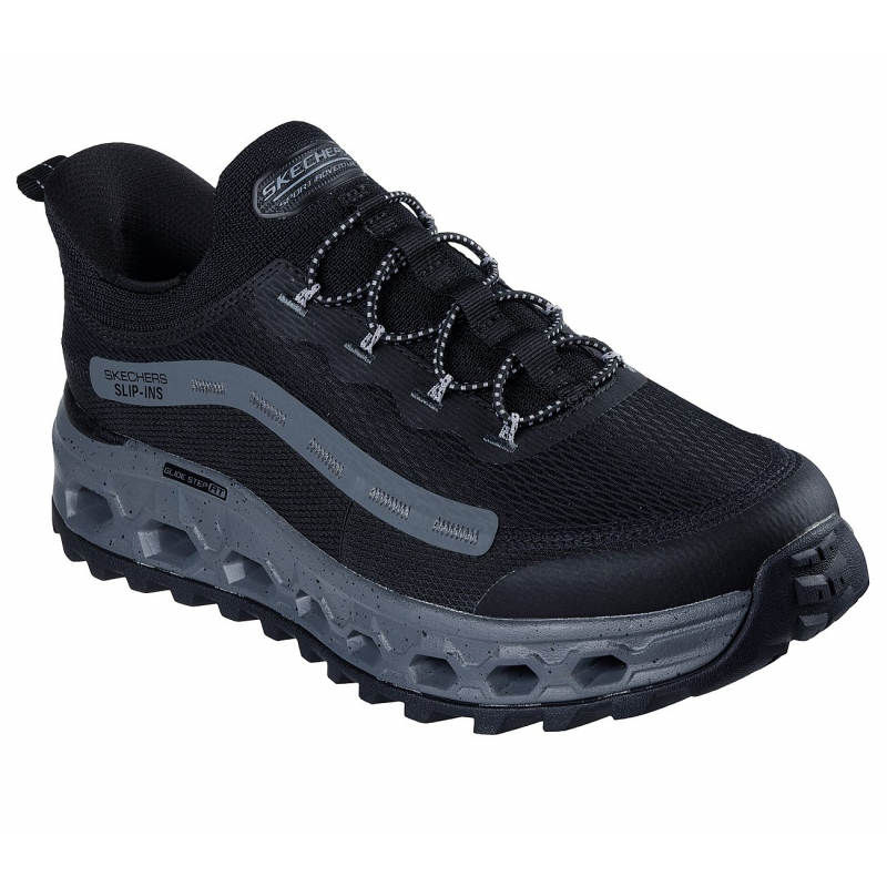 حذاء سكيتشرز سليب انس: جلايد ستيب ألت للرجال لون أسود ورمادي -Skechers Men's Slip-Ins Outdoor Glide-Step At Shoes