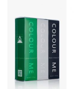 Colour Me Silver Black Green 3×50ML