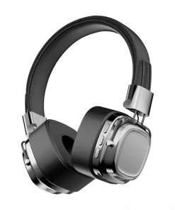 CR-8 Classic Over Ear Wireless Headphones Black-Silver