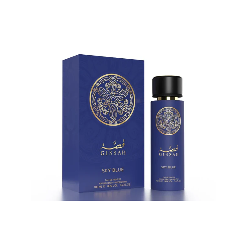 Gissah Sky Blue EDP By Gissah For Unisex 100ml- عطر قصة سكاي بلو من قصة للجنسين سعة 100 مل