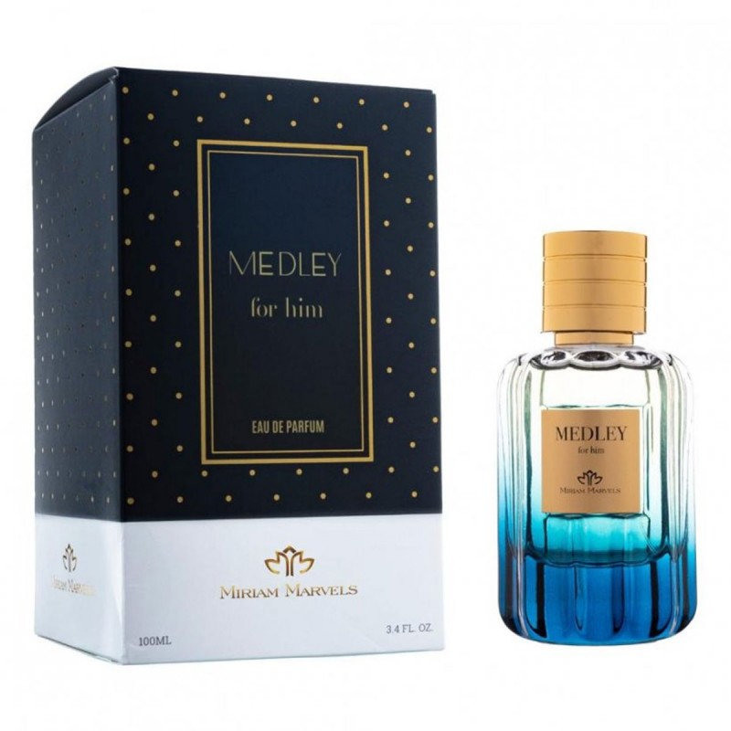 عطر ميدلي من ميريام مارفيل للرجال سعة 100 مل - MEDLEY EDP By Miriam Marvel for Mens 100 ML