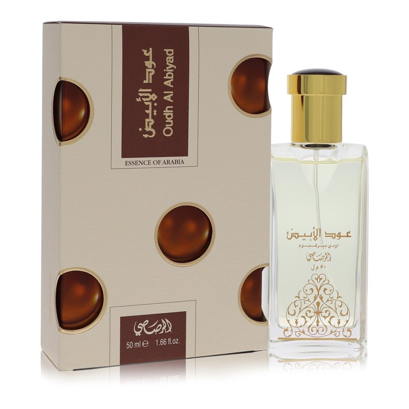 Oudh Al Abiyad EDP By Rasasi For Unisex 50Ml -عطر عود الأبيض من الرصاصي للجنسين حجم 50 مل