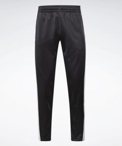 Reebok Mens' Te Vector Track Pants - بنطلون ريبوك تي فيكتور للرجال لون أسود