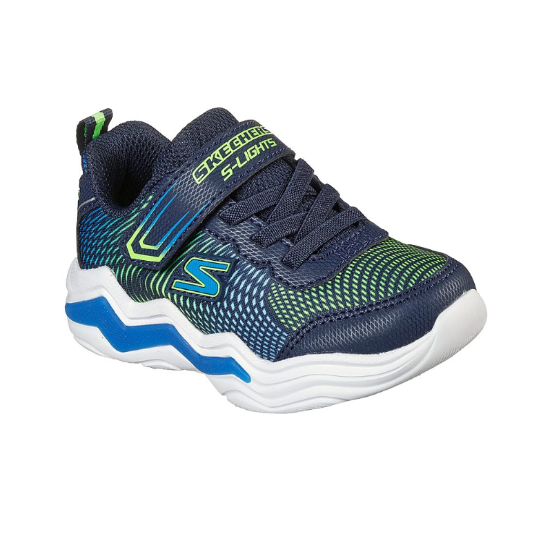 حذاء سكيتشرز اس لايت ايربوتر للأطفال لون كحلي ونعل أبيض- Skechers Infants' S Lights: Erupters IV Shoes