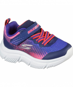 حذاء سكيتشرز جو رن 650 للأطفال لون كحلي ونعل أبيض-Skechers Kids' Go Run 650 Shoes