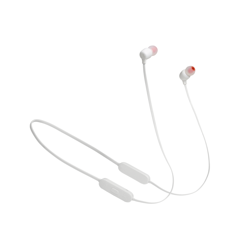 سماعات رأس لاسلكية من جي بي ال تون 125BT لون أبيض- JBL Tune 125BT Wireless Headphones