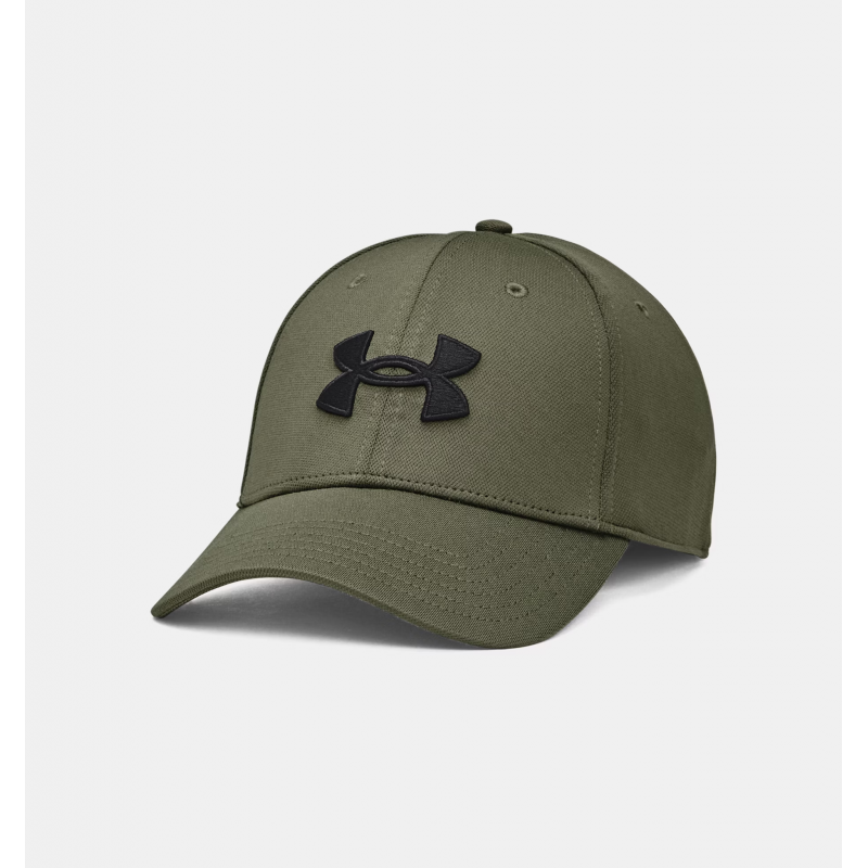 Under Armour Men's Blitzing Cap - طاقية وقبعة أندر آرمر بليتزينج للرجال لون زيتي