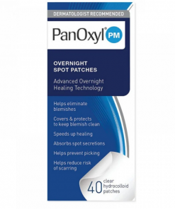 لصقات حب الشباب ليلية (40 رقعة شفافة) من بانوكسيل -Overnight Spot Patches (40 Count) By Panoxyl PM
