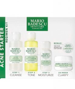 مجموعة علاج حب الشباب (4 قطع) من ماريو باديسكو -Acne Starter Regimen Kit By Mario Badescu