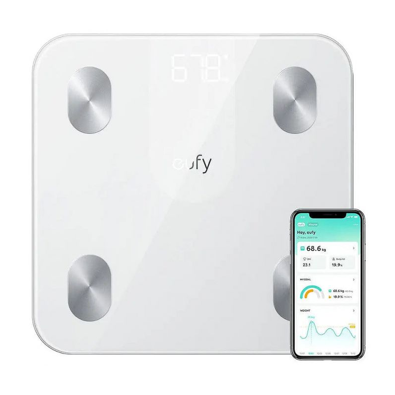 eufy by Anker Smart Scale A1 Compact Digital Scale with Bluetooth with 12 Measurements