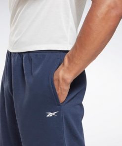 شورت ريبوك فرينش تيري للرجال لون أزرق - Reebok Men's Training French Terry Shorts - Blue