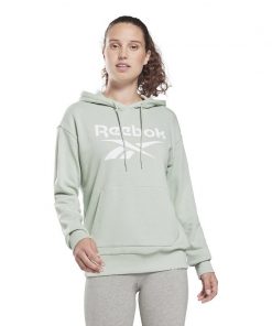 Reebok Women RI BL French Terry Hoody- هودي ريبوك للنساء لون أخضر فاتح