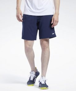 شورت ريبوك ورك اوت ريدي للرجال لون كحلي- Reebok Men's Workout Ready Shorts - Navy