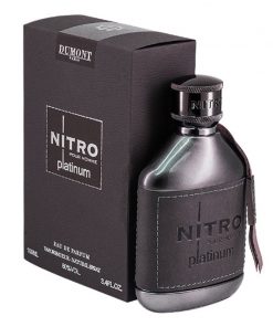 عطر نيترو بلاتينيوم من ديمونت للرجال سعة 100 مل - Nitro Platinum Pour Homme EDP By Dumont For Men 100ml