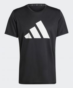 adidas Mens' Run It Tee - Black