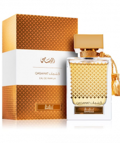 Qasamat Bareeq EDP By Rasasi For Unisex 65Ml -عطر قسمات بريق من الرصاصي للجنسين حجم 65 مل