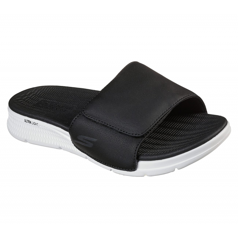 Skechers Mens' GO Consistent - Watershed Sandals- شبشب سكيتشرز جو كونستينت للرجال لون أسود ونعل أبيض